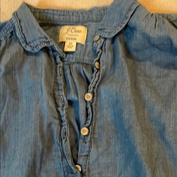 J. Crew Lightweight Denim Button-Up Shirt - Picture 2 of 6
